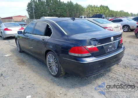2007 BMW 750Li z USA, uszkodzony, nr VIN WBAHN83577DT66712